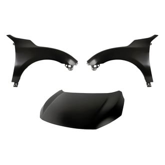 Replacement - 3-Piece (Hood Panel, Front Driver and Passenger Side Fender) (Standard Line)
