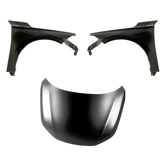 Replacement - 3-Piece (Hood Panel, Front Driver and Passenger Side Fender) (Standard Line)