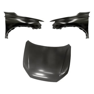 Replacement - 3-Piece (Hood Panel, Front Driver and Passenger Side Fender) (CAPA Certified)
