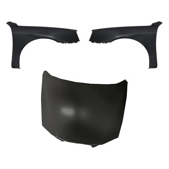 Replacement - 3-Piece (Hood Panel, Front Driver and Passenger Side Fender) (Standard Line)