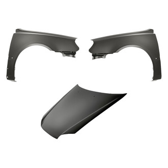 Replacement - 3-Piece (Hood Panel, Front Driver and Passenger Side Fender)