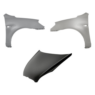 Replacement - 3-Piece (Hood Panel, Front Driver and Passenger Side Fender)
