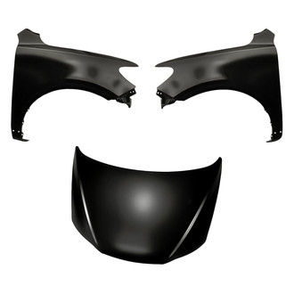 Replacement - 3-Piece (Hood Panel, Front Driver and Passenger Side Fender) (CAPA Certified)
