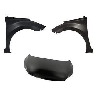 Replacement - 3-Piece (Hood Panel, Front Driver and Passenger Side Fender)