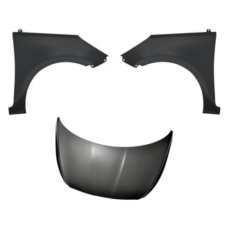 Replacement BNDL-204330 - 3-Piece (Hood Panel, Front Driver and Passenger Side Fender) (Standard Line)