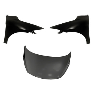 Replacement - 3-Piece (Hood Panel, Front Driver and Passenger Side Fender) (CAPA Certified)