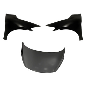 Replacement - 3-Piece (Hood Panel, Front Driver and Passenger Side Fender) (Standard Line)