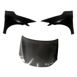 Replacement - 3-Piece (Hood Panel, Front Driver and Passenger Side Fender) (Standard Line)