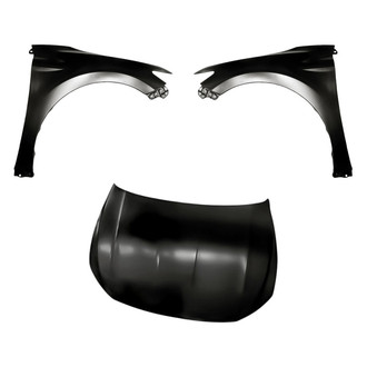 Replacement - 3-Piece (Hood Panel, Front Driver and Passenger Side Fender) (Standard Line)