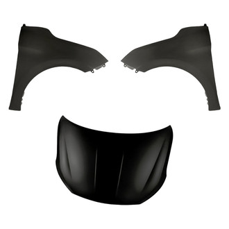 Replacement - 3-Piece (Hood Panel, Front Driver and Passenger Side Fender) (CAPA Certified)
