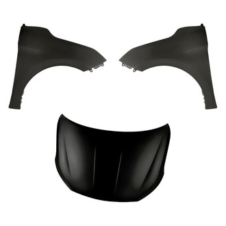 Replacement - 3-Piece (Hood Panel, Front Driver and Passenger Side Fender) (Standard Line)