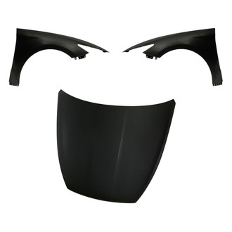 Replacement - 3-Piece (Hood Panel, Front Driver and Passenger Side Fender) (Standard Line)