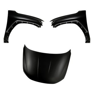 Replacement - 3-Piece (Hood Panel, Front Driver and Passenger Side Fender) (CAPA Certified)