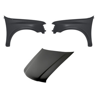 Replacement - 3-Piece (Hood Panel, Front Driver and Passenger Side Fender) (Standard Line)