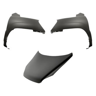Replacement - 3-Piece (Hood Panel, Front Driver and Passenger Side Fender)