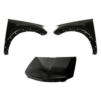 Replacement - 3-Piece (Hood Panel, Front Driver and Passenger Side Fender) (Standard Line)