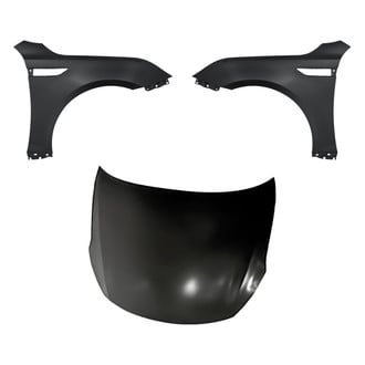 Replacement - 3-Piece (Hood Panel, Front Driver and Passenger Side Fender) (Standard Line)