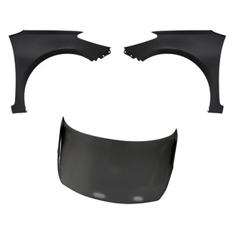 Replacement - 3-Piece (Hood Panel, Front Driver and Passenger Side Fender)