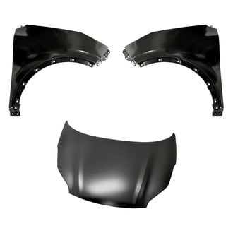 Replacement - 3-Piece (Hood Panel, Front Driver and Passenger Side Fender) (Standard Line)