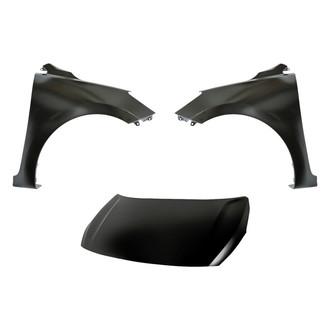 Replacement - 3-Piece (Hood Panel, Front Driver and Passenger Side Fender) (Standard Line)
