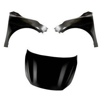 Replacement - 3-Piece (Hood Panel, Front Driver and Passenger Side Fender)