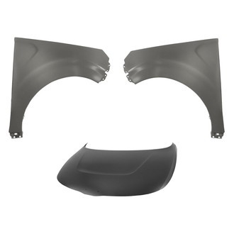 Replacement - 3-Piece (Hood Panel, Front Driver and Passenger Side Fender) (Standard Line)