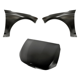 Replacement - 3-Piece (Hood Panel, Front Driver and Passenger Side Fender) (CAPA Certified)