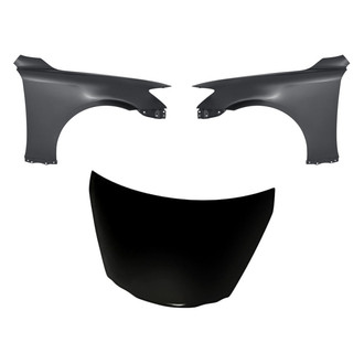 Replacement - 3-Piece (Hood Panel, Front Driver and Passenger Side Fender)