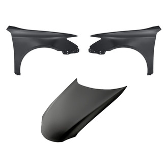 Replacement - 3-Piece (Hood Panel, Front Driver and Passenger Side Fender)
