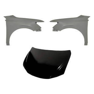 Replacement BNDL-204599 - 3-Piece (Hood Panel, Front Driver and Passenger Side Fender) (CAPA Certified)