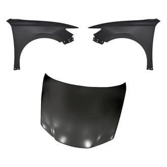 Replacement - 3-Piece (Hood Panel, Front Driver and Passenger Side Fender) (CAPA Certified)