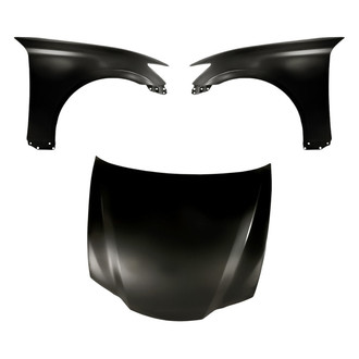 Replacement - 3-Piece (Hood Panel, Front Driver and Passenger Side Fender)