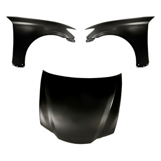 Replacement - 3-Piece (Hood Panel, Front Driver and Passenger Side Fender) (Standard Line)