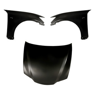 Replacement - 3-Piece (Hood Panel, Front Driver and Passenger Side Fender) (Standard Line)