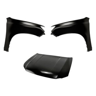 Replacement - 3-Piece (Hood Panel, Front Driver and Passenger Side Fender)