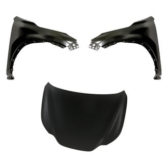 Replacement - 3-Piece (Hood Panel, Front Driver and Passenger Side Fender)