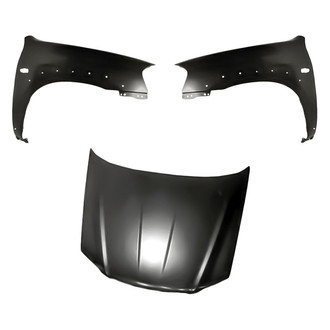 Replacement - 3-Piece (Hood Panel, Front Driver and Passenger Side Fender) (Standard Line)