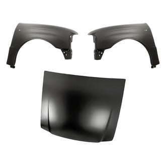 Replacement - 3-Piece (Hood Panel, Front Driver and Passenger Side Fender)