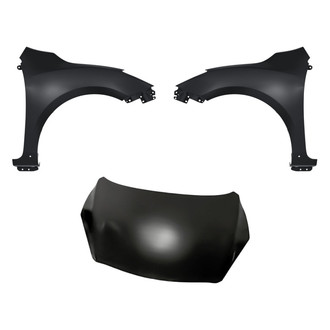 Replacement - 3-Piece (Hood Panel, Front Driver and Passenger Side Fender) (Standard Line)