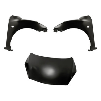 Replacement - 3-Piece (Hood Panel, Front Driver and Passenger Side Fender) (Standard Line)