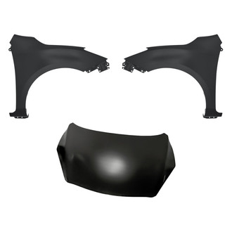 Replacement - 3-Piece (Hood Panel, Front Driver and Passenger Side Fender) (Standard Line)