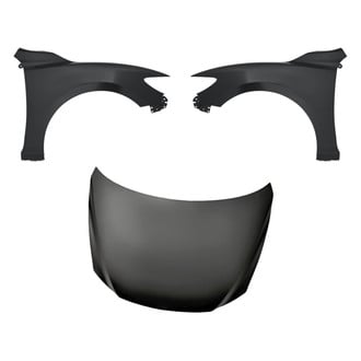 Replacement - 3-Piece (Hood Panel, Front Driver and Passenger Side Fender) (Standard Line)
