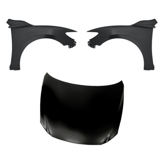 Replacement - 3-Piece (Hood Panel, Front Driver and Passenger Side Fender) (Standard Line)
