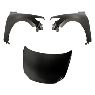 Replacement - 3-Piece (Hood Panel, Front Driver and Passenger Side Fender) (CAPA Certified)