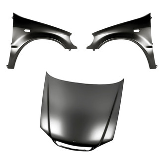 Replacement - 3-Piece (Hood Panel, Front Driver and Passenger Side Fender) (Standard Line)