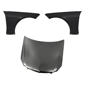 Replacement - 3-Piece (Hood Panel, Front Driver and Passenger Side Fender)