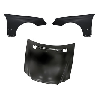 Replacement - 3-Piece (Hood Panel, Front Driver and Passenger Side Fender) (Standard Line)