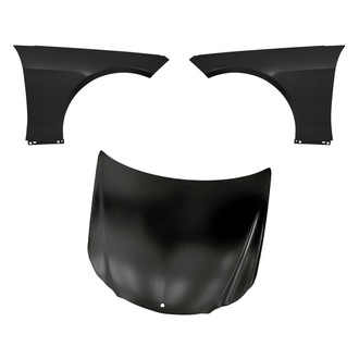 Replacement - 3-Piece (Hood Panel, Front Driver and Passenger Side Fender) (CAPA Certified)