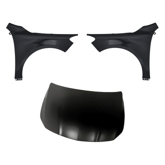 Replacement - 3-Piece (Hood Panel, Front Driver and Passenger Side Fender) (Standard Line)