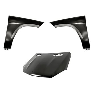 Replacement - 3-Piece (Hood Panel, Front Driver and Passenger Side Fender) (CAPA Certified)